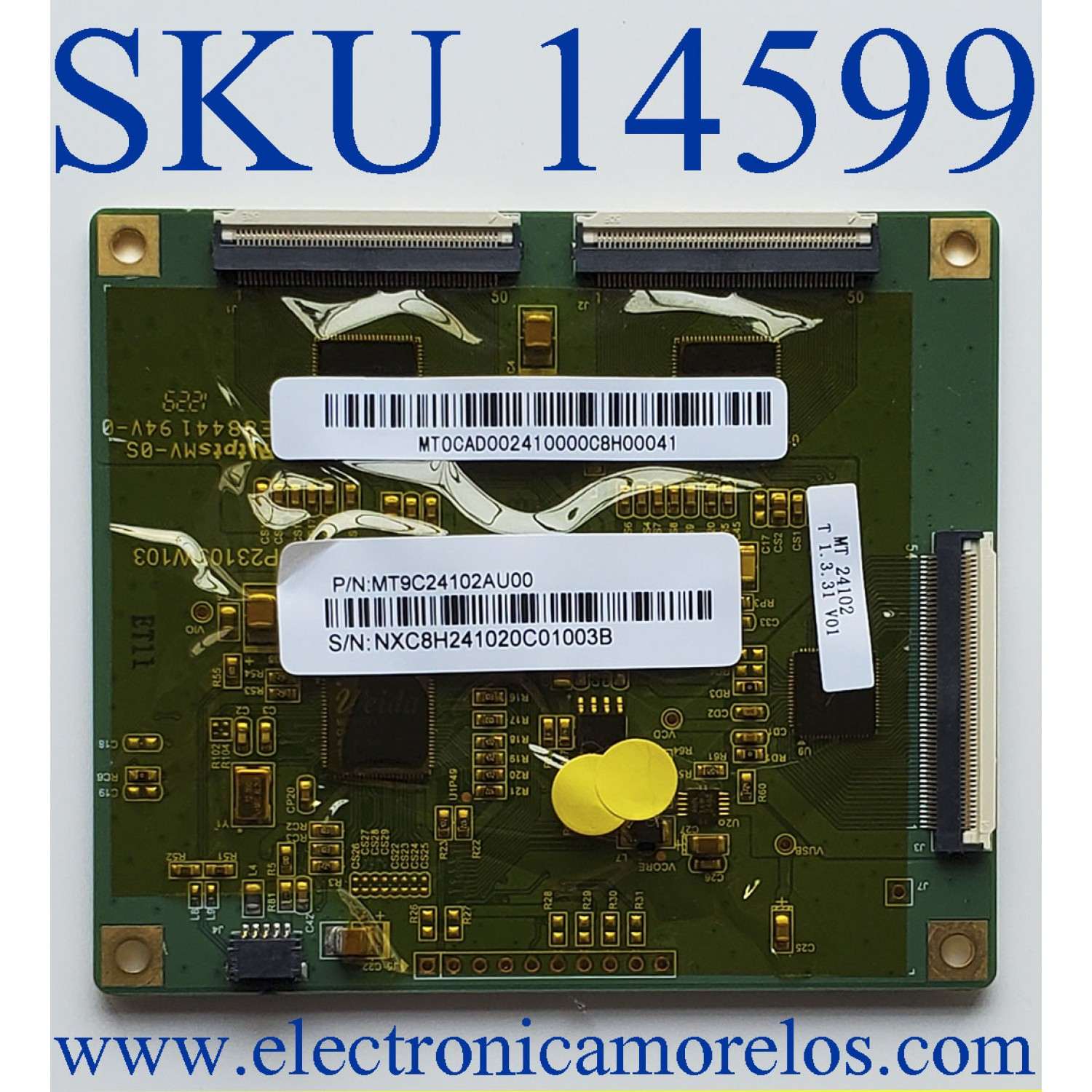 PLACA CONTROLADORA TÁCTIL PARA COMPUTADORA SONY / NÚMERO DE PARTE MT9C24102AU00 / MT1P23103W103 / MT5P24102W101 / MODELO SVL241A11L	